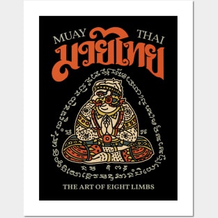 Classic Muay Thai Tattoo Posters and Art